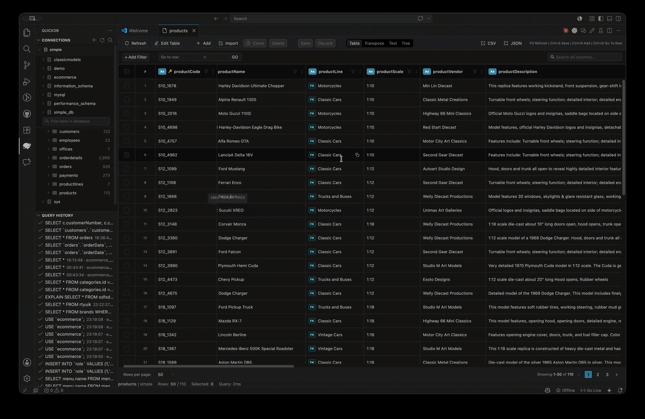 Visual Query Builder